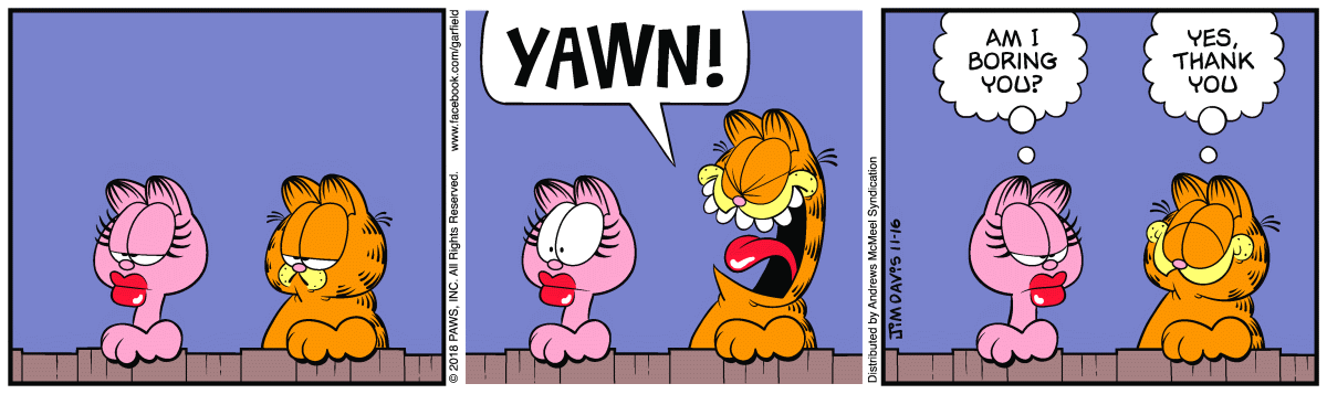 Garfield, November 16, 2018