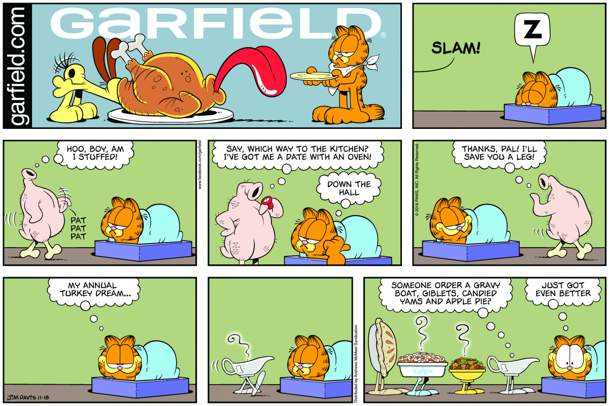 Garfield, November 18, 2018