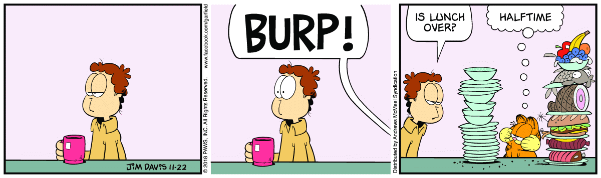 Garfield, November 22, 2018