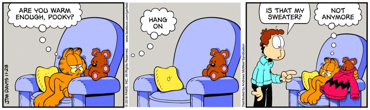 Garfield, November 28, 2018