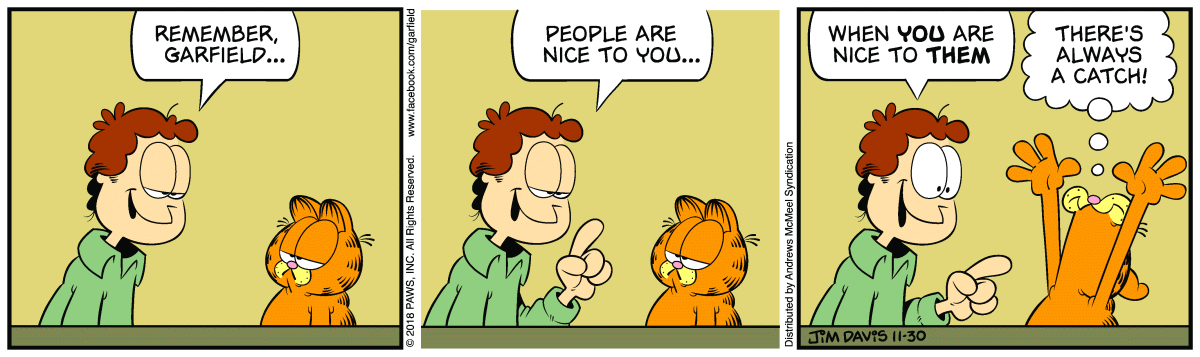 Garfield, November 30, 2018