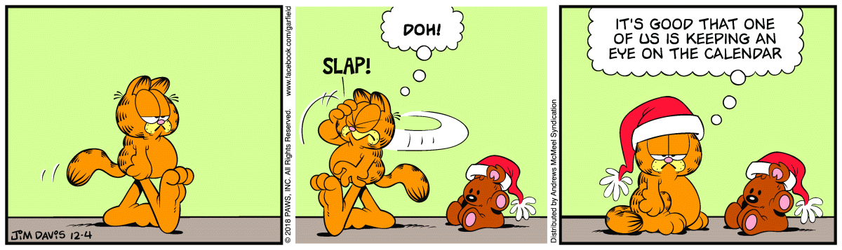 Garfield, December 4, 2018