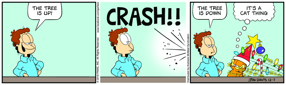 Garfield, December 7, 2018