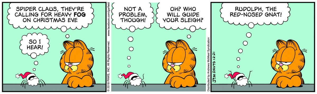 Garfield, December 21, 2018