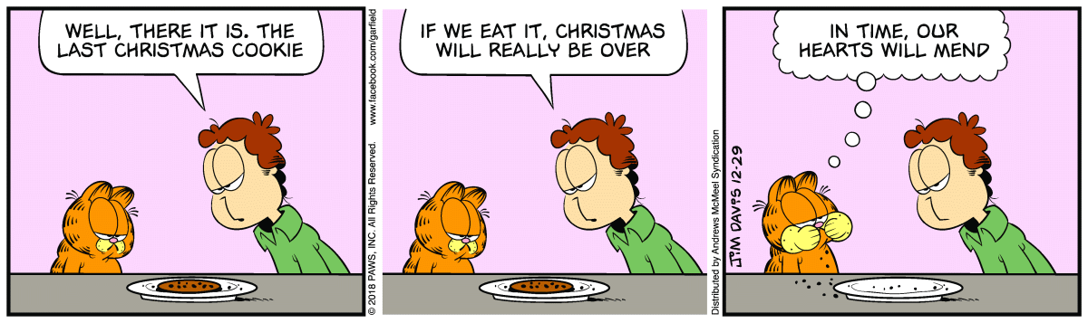 Garfield, December 29, 2018