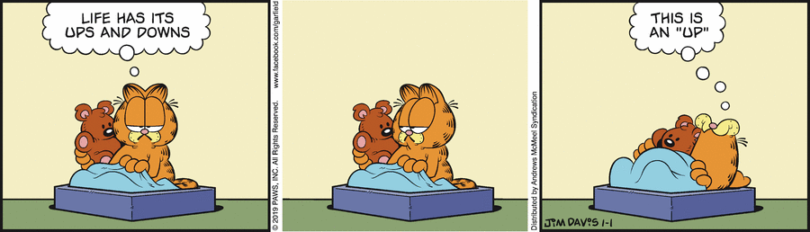 Garfield, January 1, 2019