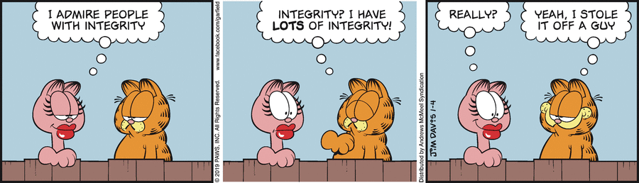 Garfield, January 4, 2019