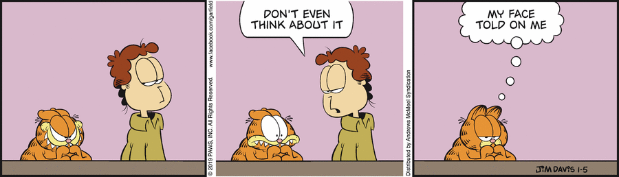 Garfield, January 5, 2019