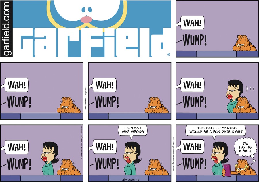 Garfield, January 6, 2019