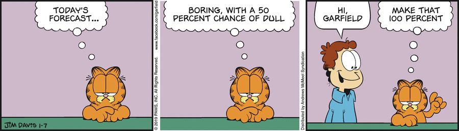 Garfield, January 7, 2019