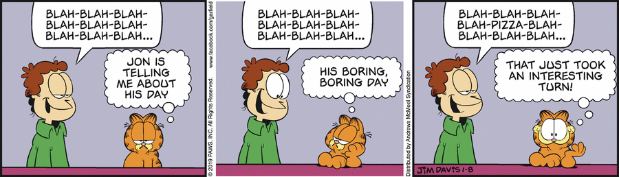 Garfield, January 8, 2019