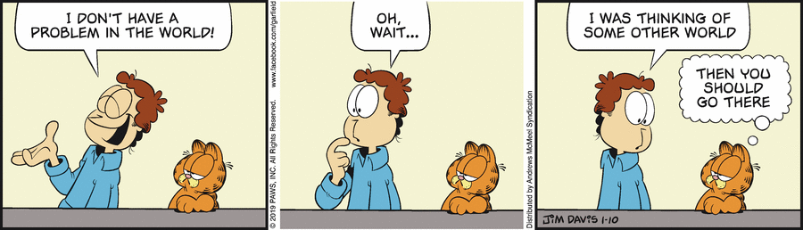 Garfield, January 10, 2019