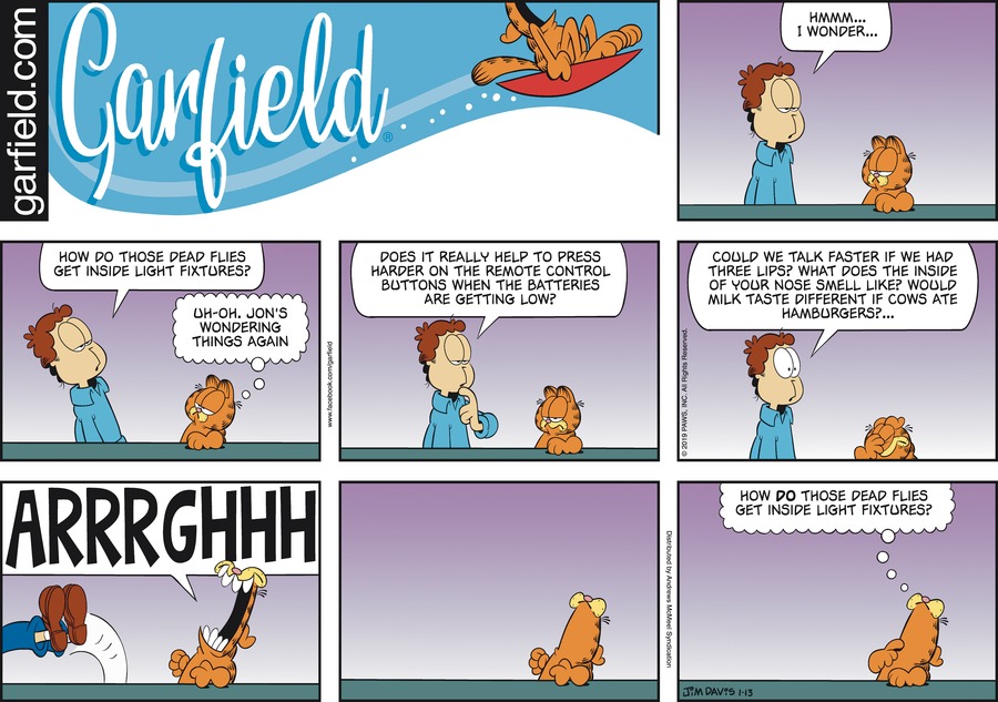 Garfield, January 13, 2019