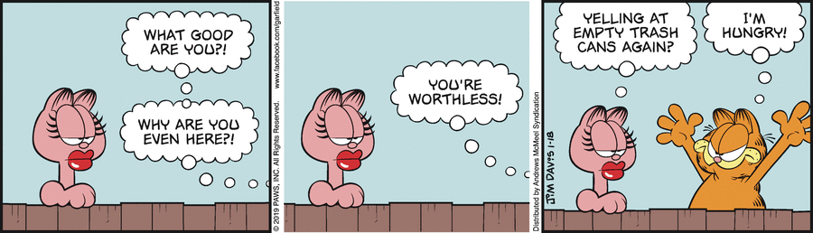 Garfield, January 18, 2019