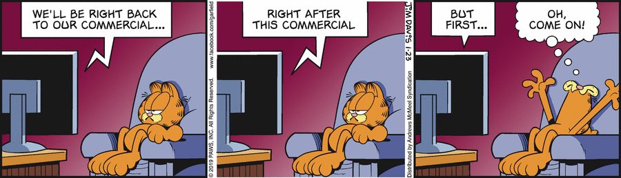 Garfield, January 23, 2019