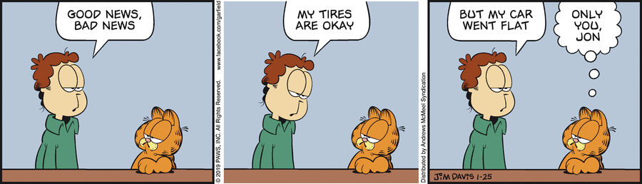 Garfield, January 25, 2019