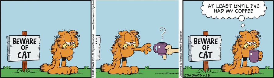 Garfield, January 28, 2019