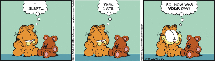 Garfield, January 29, 2019