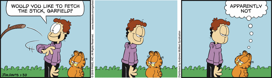 Garfield, January 30, 2019