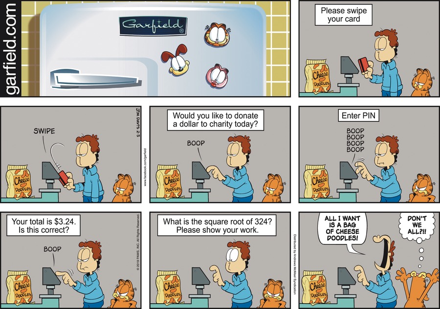 Garfield, February 3, 2019