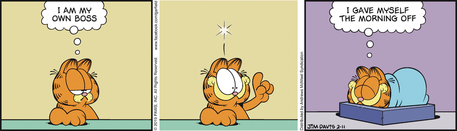 Garfield, February 11, 2019