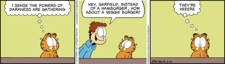Garfield, February 13, 2019