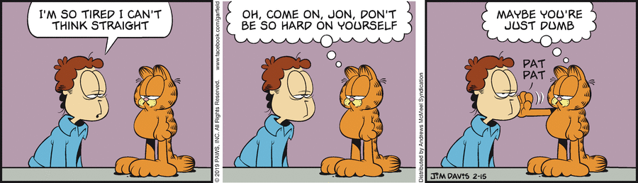 Garfield, February 15, 2019