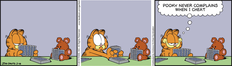Garfield, February 16, 2019
