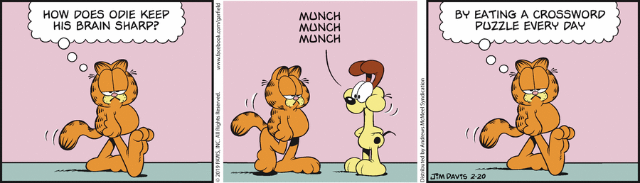 Garfield, February 20, 2019