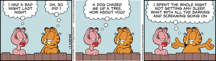 Garfield, March 1, 2019