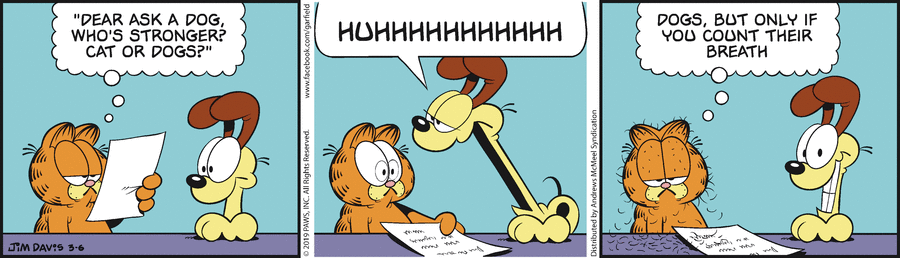 Garfield, March 6, 2019