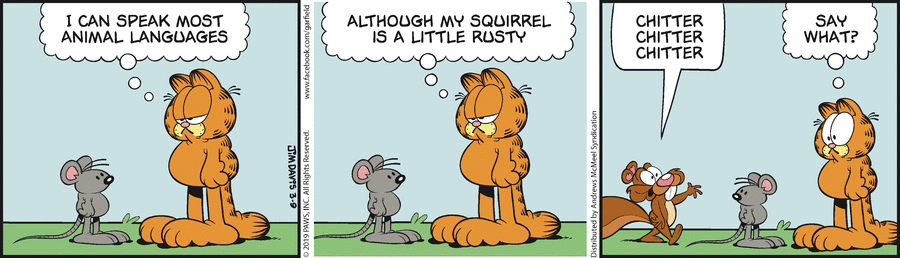 Garfield, March 9, 2019