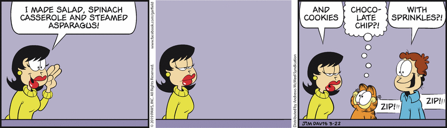 Garfield, March 22, 2019