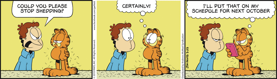Garfield, March 23, 2019