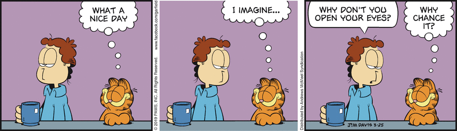 Garfield, March 25, 2019