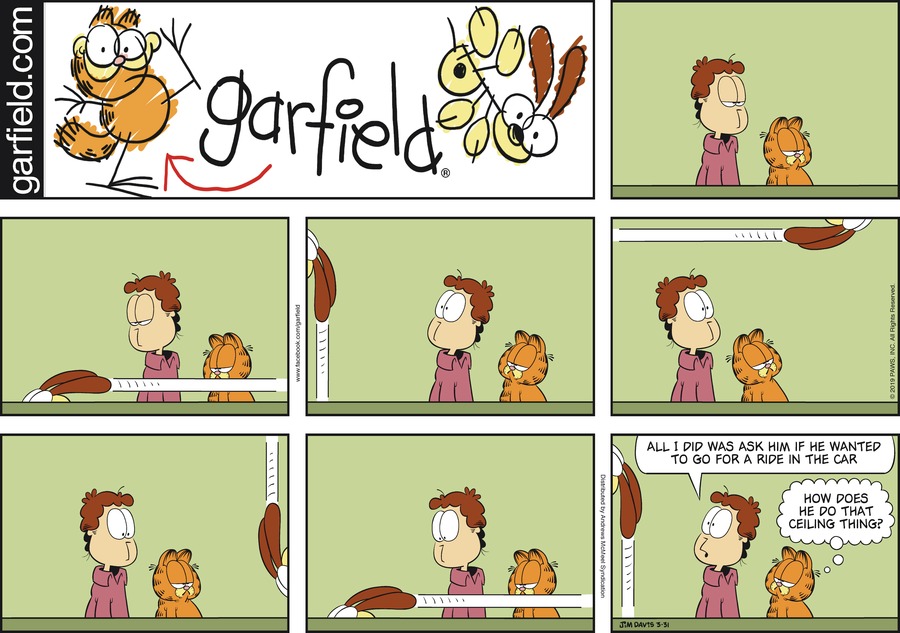 Garfield, March 31, 2019