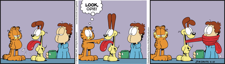 Garfield, April 10, 2019