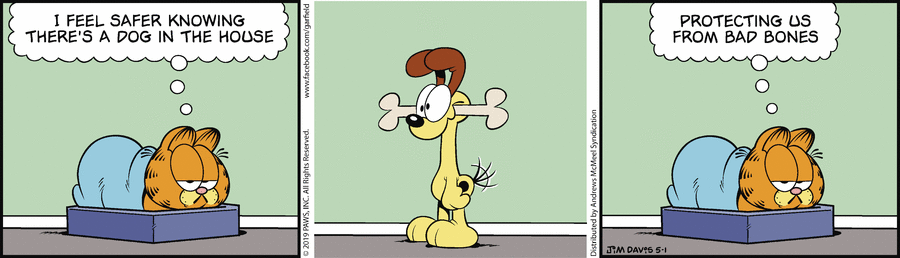 Garfield, May 1, 2019