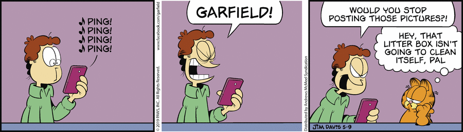 Garfield, May 9, 2019