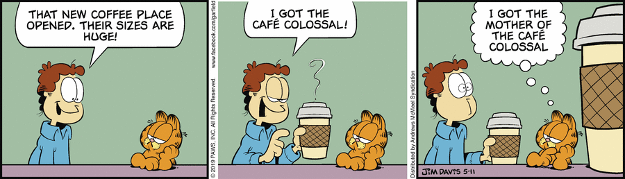 Garfield, May 11, 2019