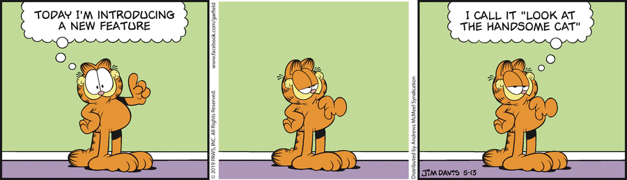 Garfield, May 13, 2019