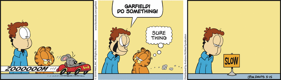 Garfield, May 15, 2019