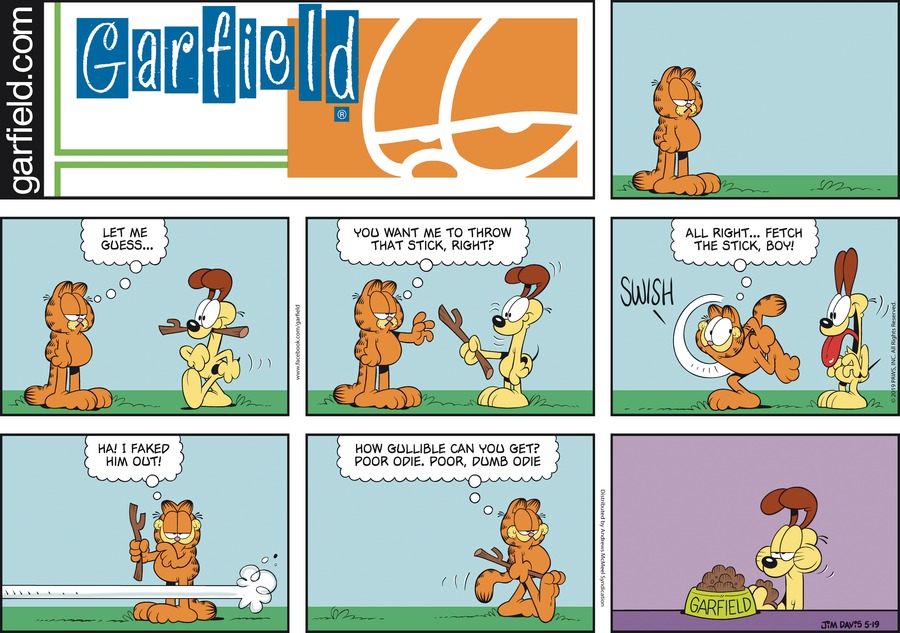 Garfield, May 19, 2019