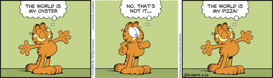 Garfield, May 20, 2019