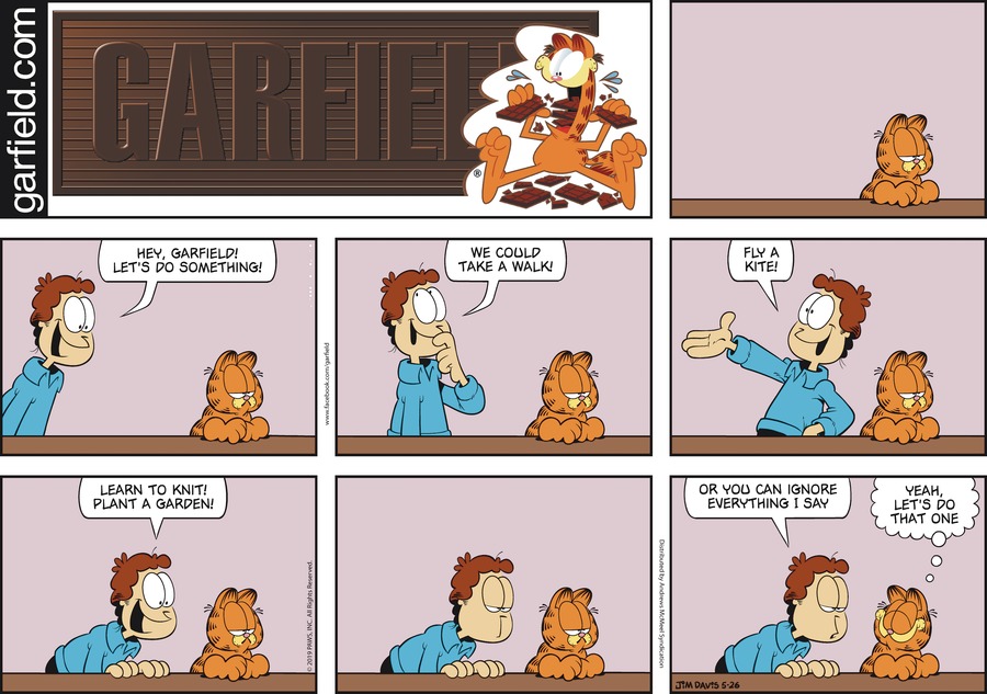 Garfield, May 26, 2019