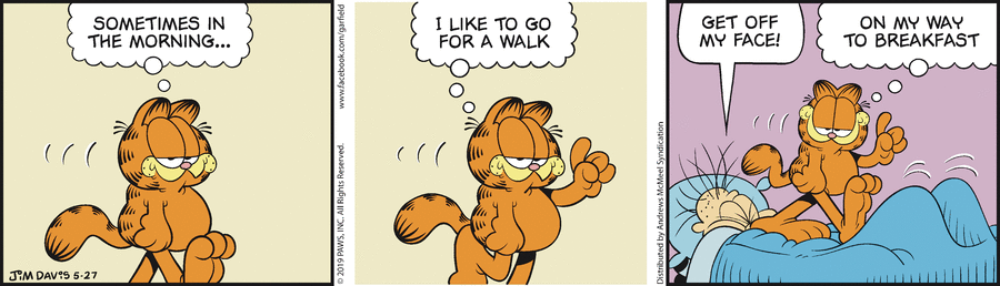Garfield, May 27, 2019
