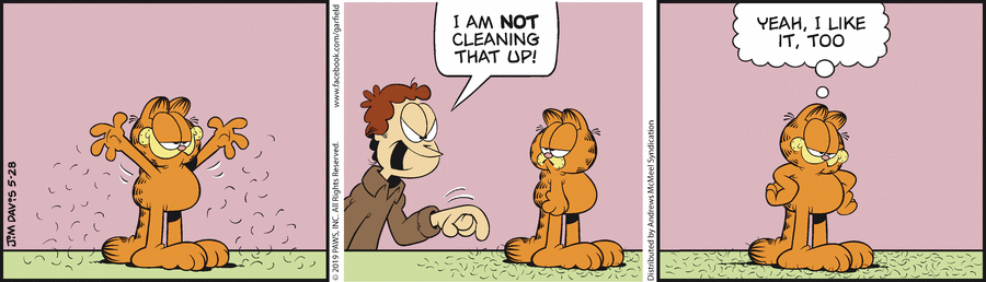Garfield, May 28, 2019