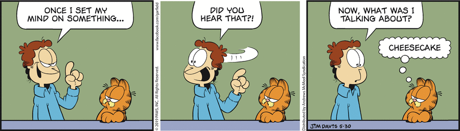Garfield, May 30, 2019