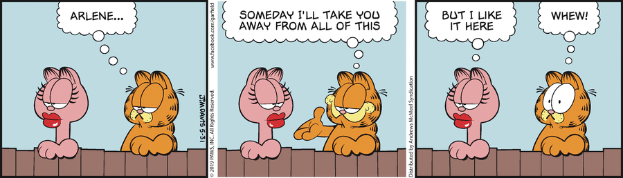 Garfield comic strip for Friday, May 31, 2019