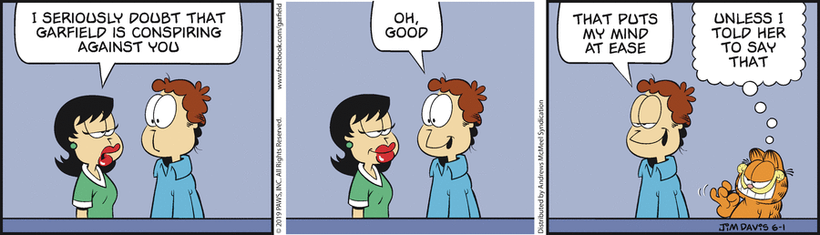 Garfield, June 1, 2019